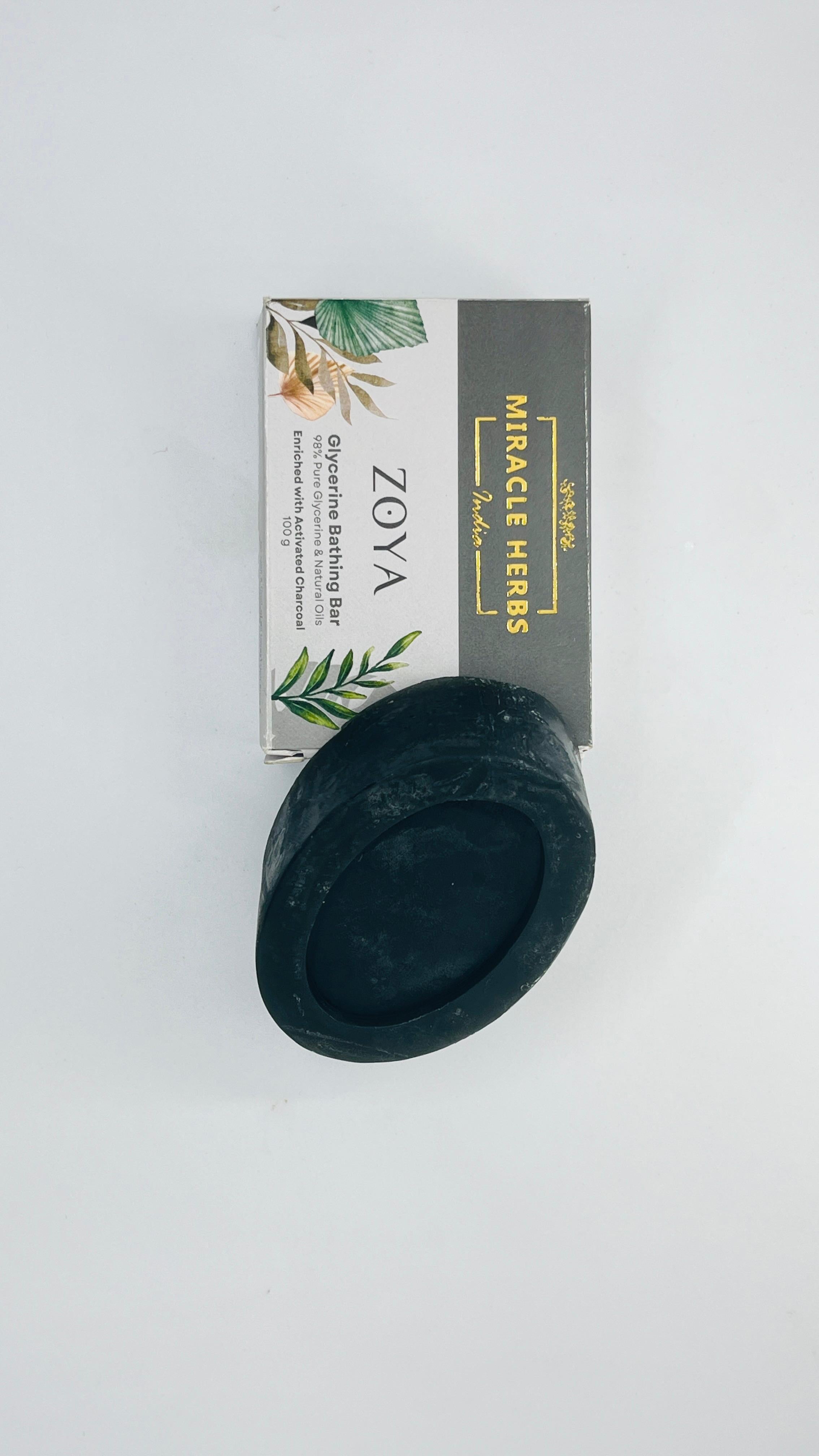 Miracle Herbs ZOYA Charcoal Glycerine Bathing Bar
